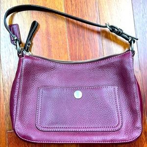 Plum Coach leather bag. Brand new